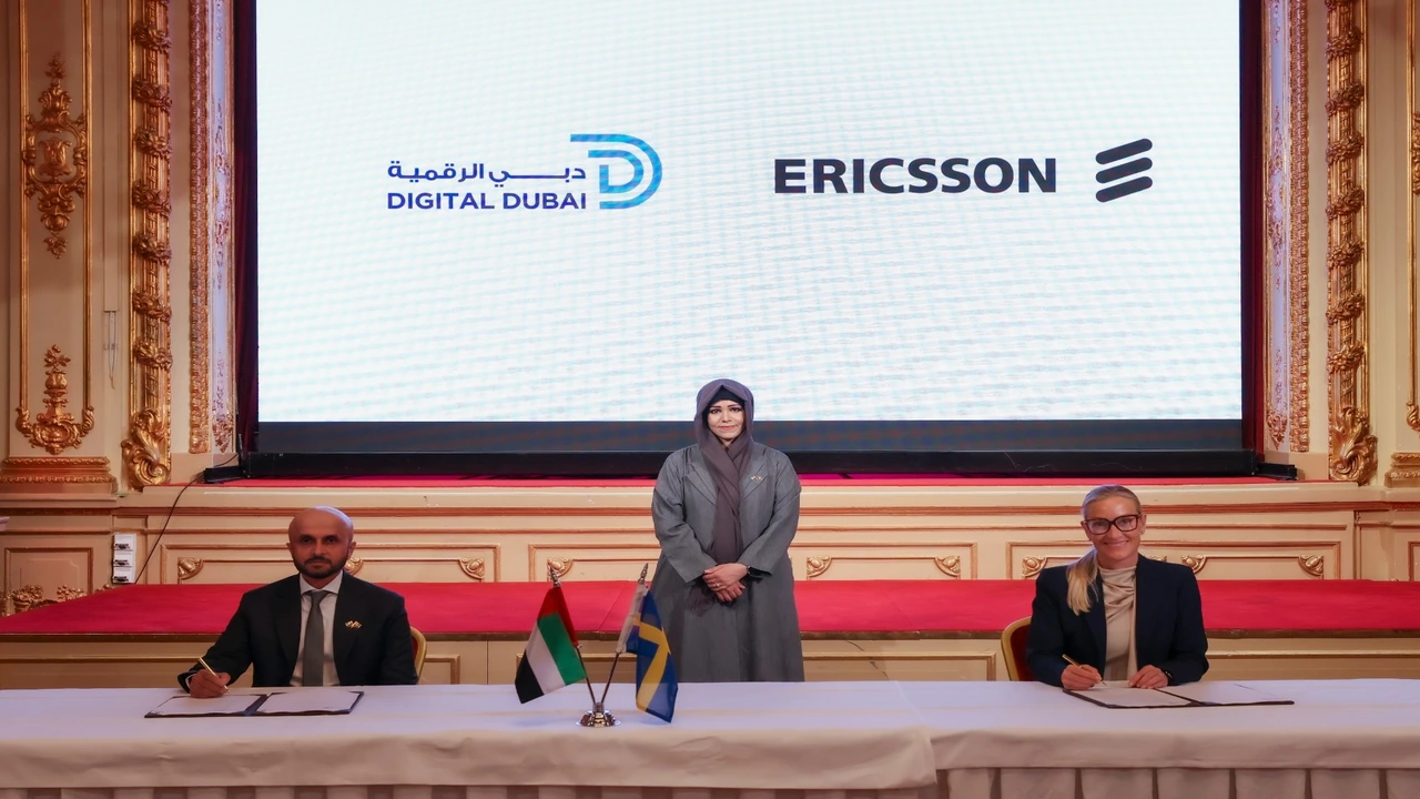 توقيع اتفاقية بين دبي الرقمية وإريكسون بحضور لطيفة بنت محمد